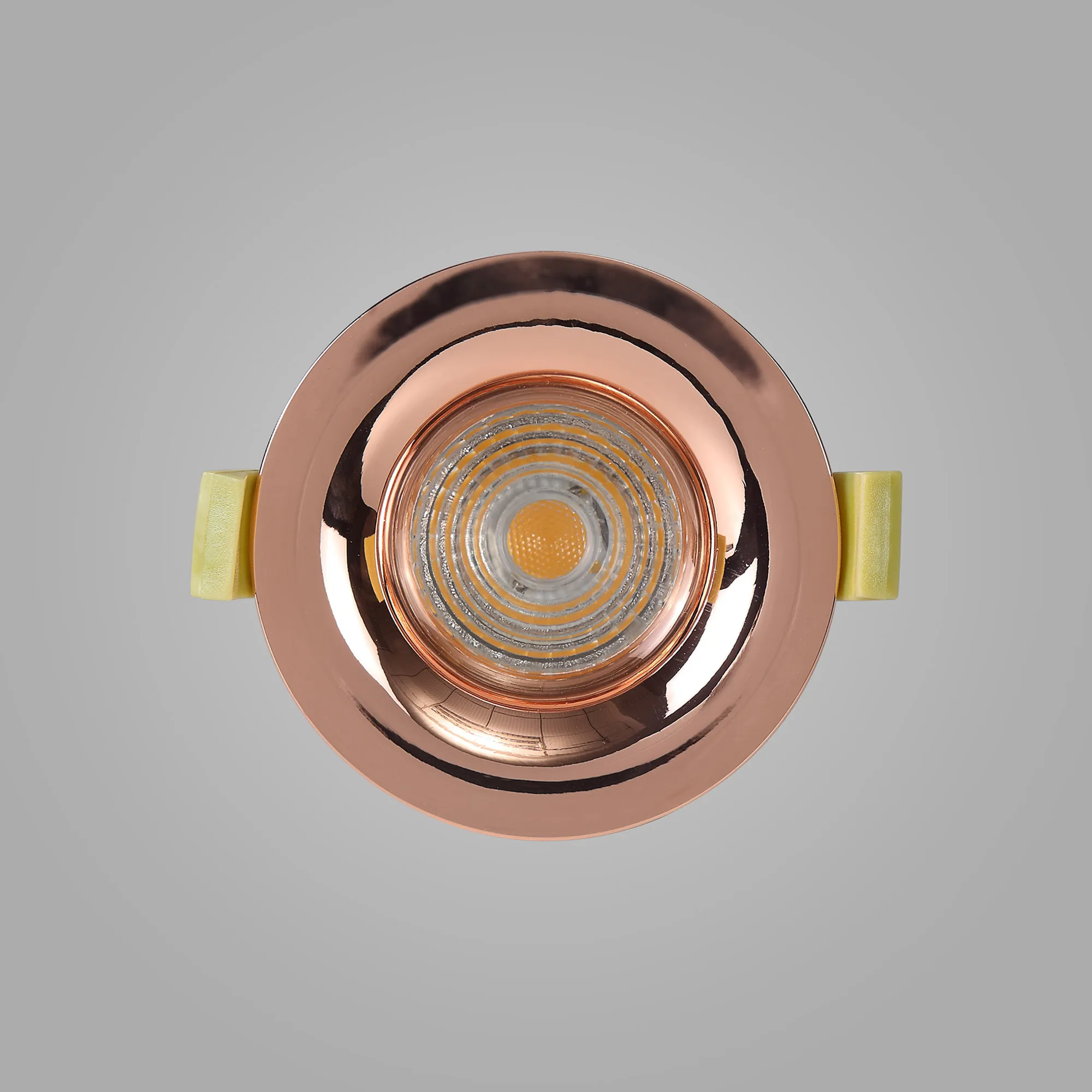 Bruve GU10 Recessed Round Rose Gold IP65 Downlighter, Cut-Out 68mm DX200406  Dlux Bruve IP65